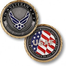 USAF Veteran Challenge Coin