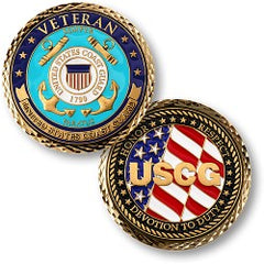 USCG Veteran Challenge Coin