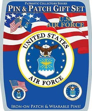 US Air Force Pin and Patch Set