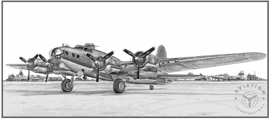 Small B-17G Print