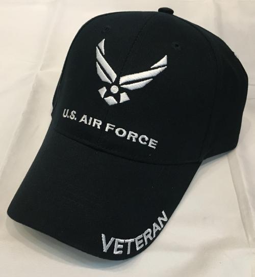 Air Force Veteran Wings Hat -  Navy