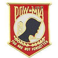 POW-MIA Red Miniature Pin