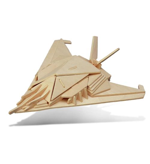 Stealth Bomber 3-D Wood Puzzle