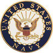 Navy Logo Pin