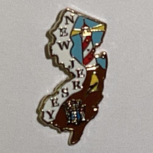 State of New Jersey Pin