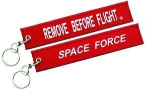 Space Force Key Chain Remove Before Fligth