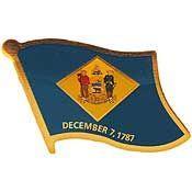 Delaware Flag Pin