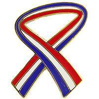 Ribbon Flag Pin