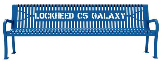 C-5A Galaxy Bench Plaque