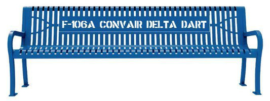 F-106 Delta Dart Bench Plaque