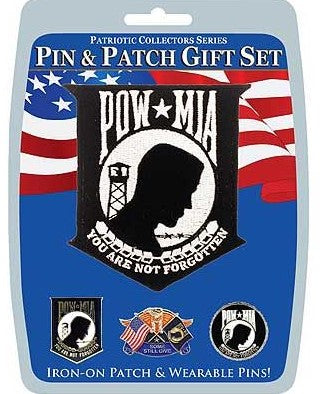 POW - MIA  Pin and Patch Set