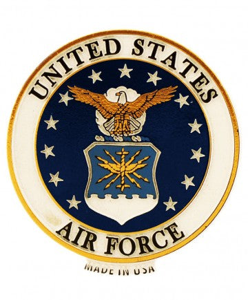U.S. Air Force Wings & Star Logo Magnet by Classic Magnets, White